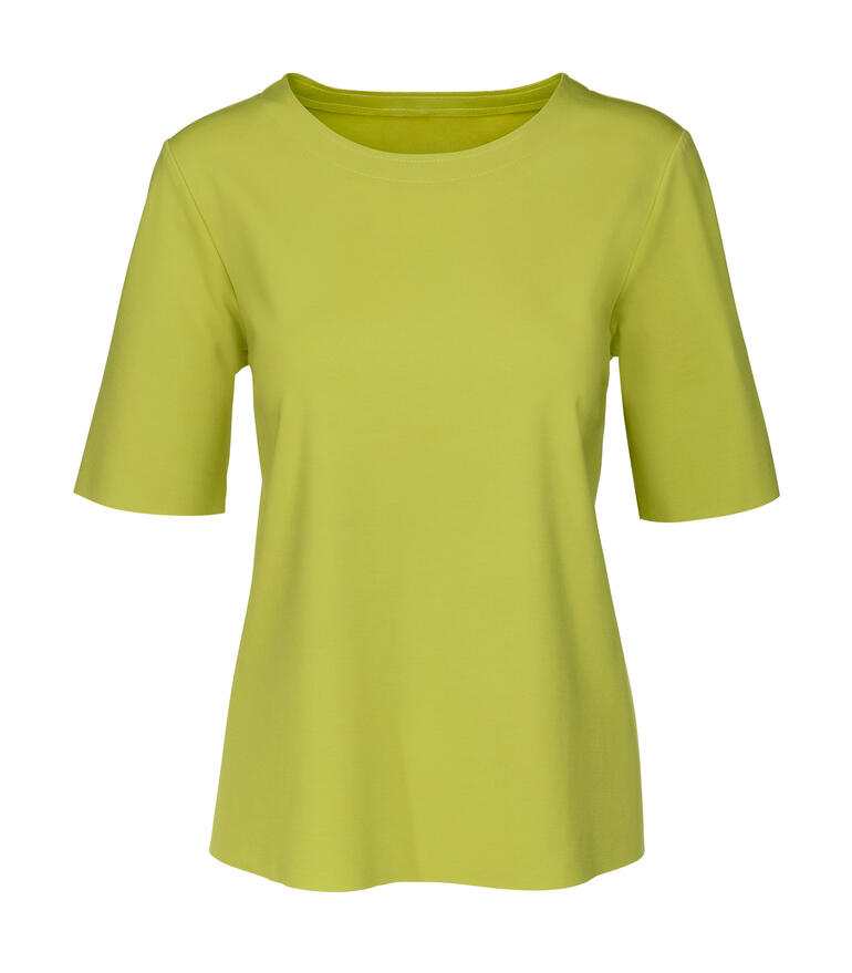 Limo-groene blouse van Vicario Cinque Punto Milano, maat 36.