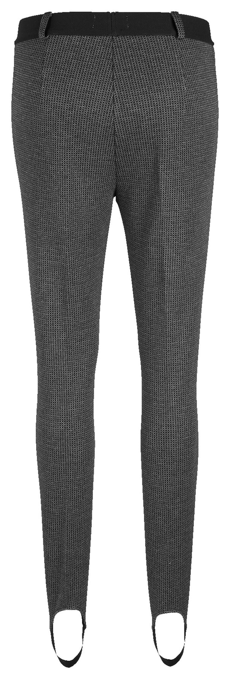 Zwarte steghose van achter met elastische taille