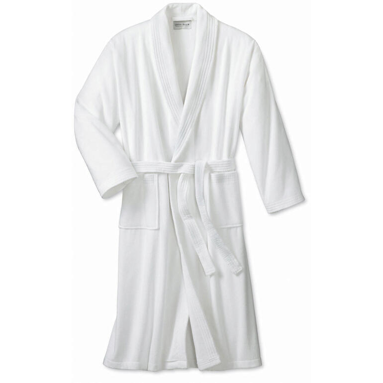 Witte unisex badjas in maat XS